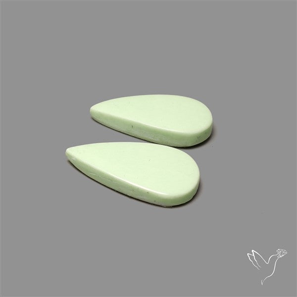 Citrone Chrysoprase Pair