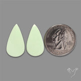 Citrone Chrysoprase Pair