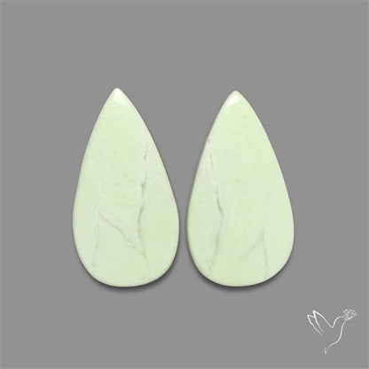 Citrone Chrysoprase Pair