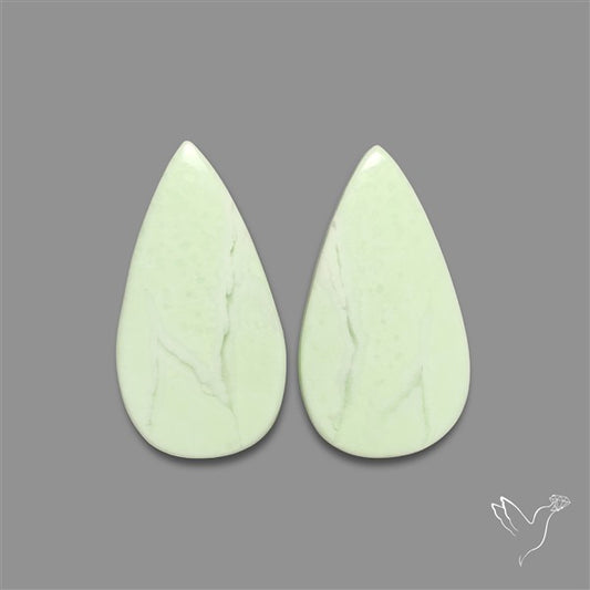 Citrone Chrysoprase Pair