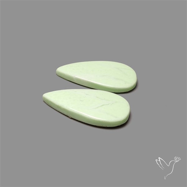 Citrone Chrysoprase Pair