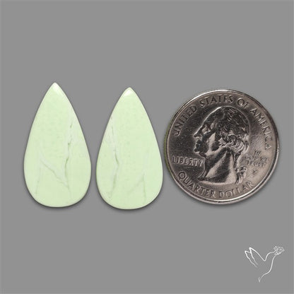 Citrone Chrysoprase Pair