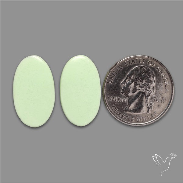 Citrone Chrysoprase Pair