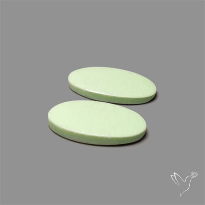 Citrone Chrysoprase Pair