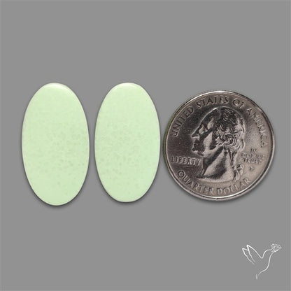 Citrone Chrysoprase Pair