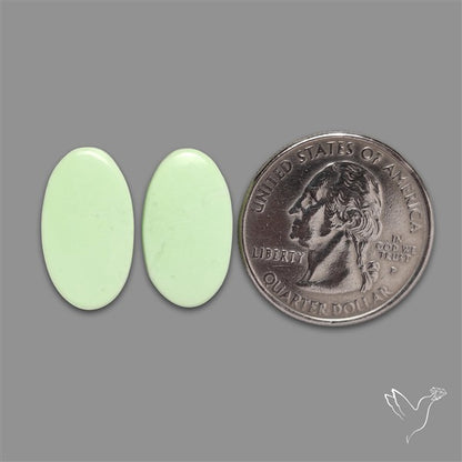 Citrone Chrysoprase Pair