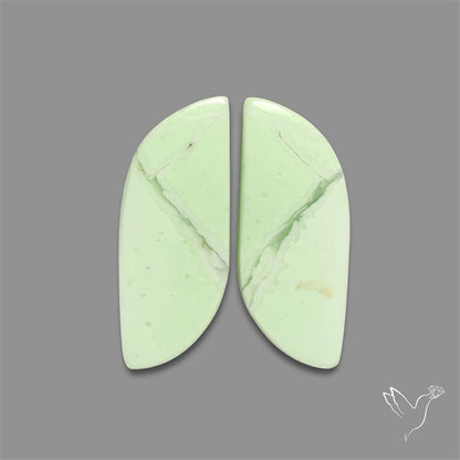 Citrone Chrysoprase Pair