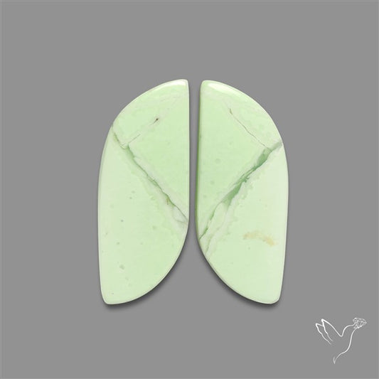 Citrone Chrysoprase Pair