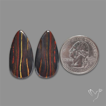 Iron Tiger Eye Pair