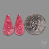 Pink Thulite Pair