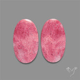 Pink Thulite Pair