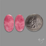 Pink Thulite Pair