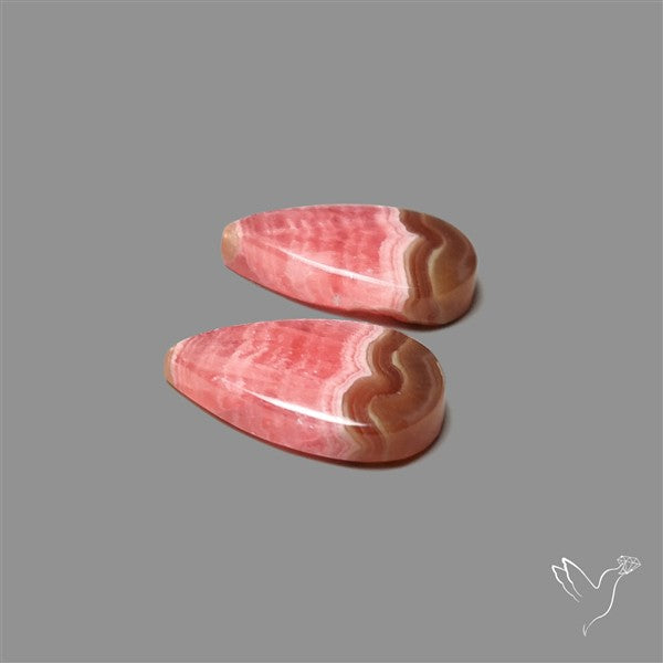 Honey Rhodochrosite Pair