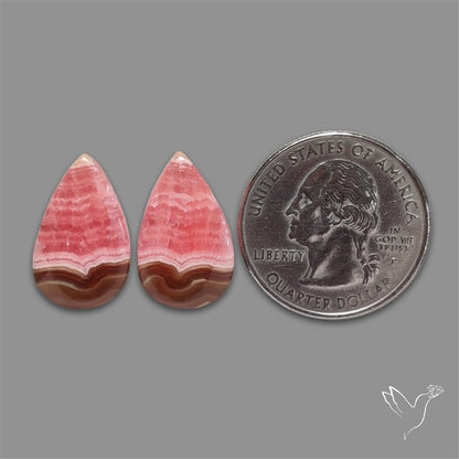 Honey Rhodochrosite Pair