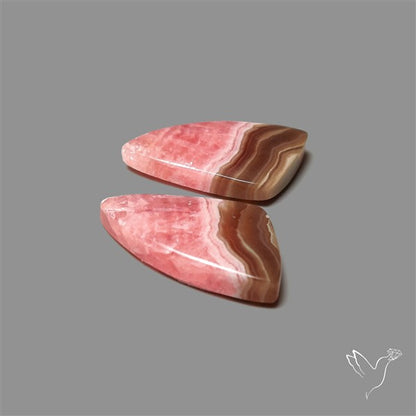 Honey Rhodochrosite Pair