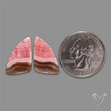 Honey Rhodochrosite Pair
