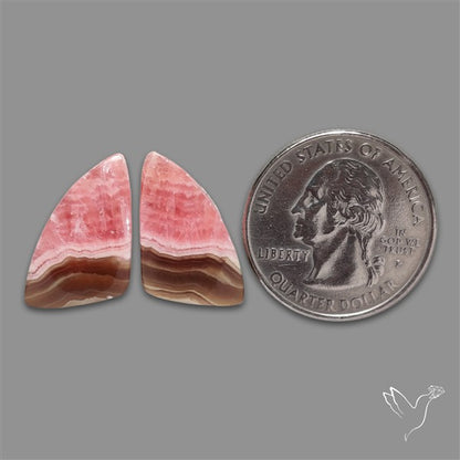 Honey Rhodochrosite Pair