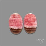 Honey Rhodochrosite Pair