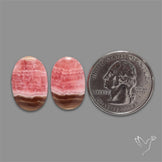 Honey Rhodochrosite Pair