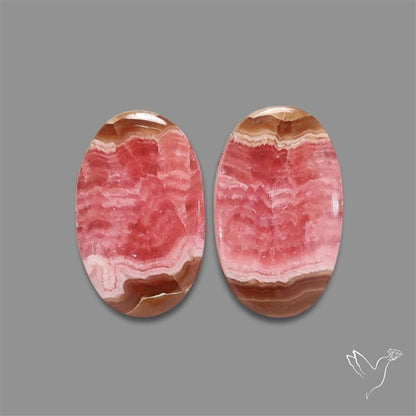 Honey Rhodochrosite Pair