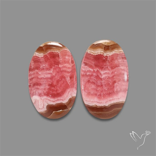 Honey Rhodochrosite Pair