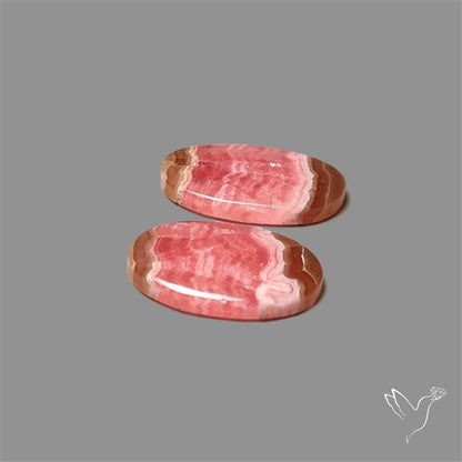 Honey Rhodochrosite Pair