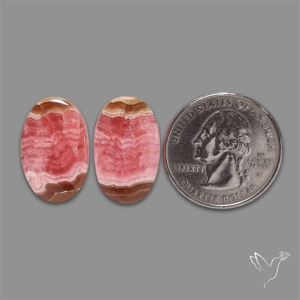 Honey Rhodochrosite Pair