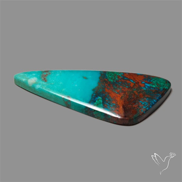 Peruvian Chrysosolla Malachite Shattuckite Cabochon