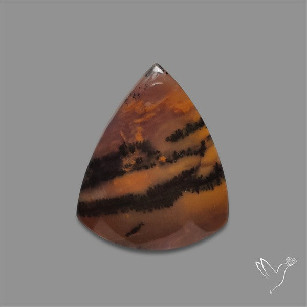 Amethyst Sage Agate Cabochon