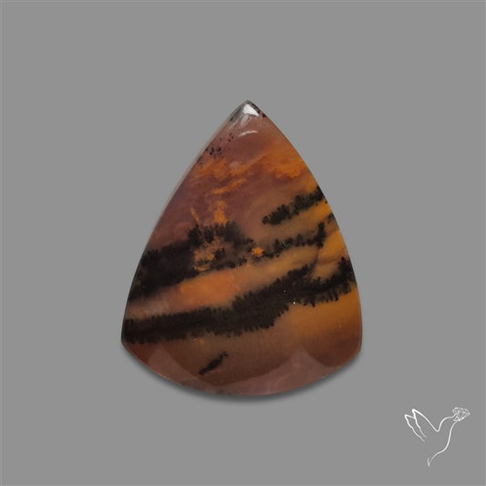 Amethyst Sage Agate Cabochon