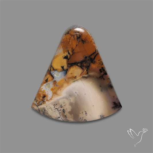 Amethyst Sage Agate Cabochon