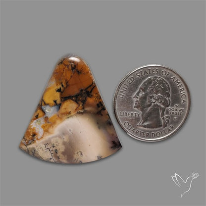 Amethyst Sage Agate Cabochon