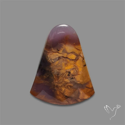 Amethyst Sage Agate Cabochon
