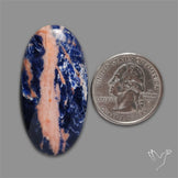 Sunset Sodalite Cabochon