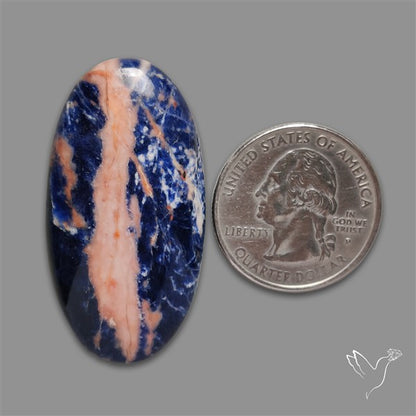 Sunset Sodalite Cabochon