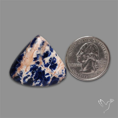 Sunset Sodalite Cabochon