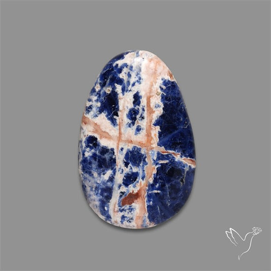 Sunset Sodalite Cabochon