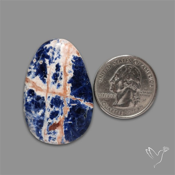 Sunset Sodalite Cabochon
