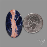 Sunset Sodalite Cabochon