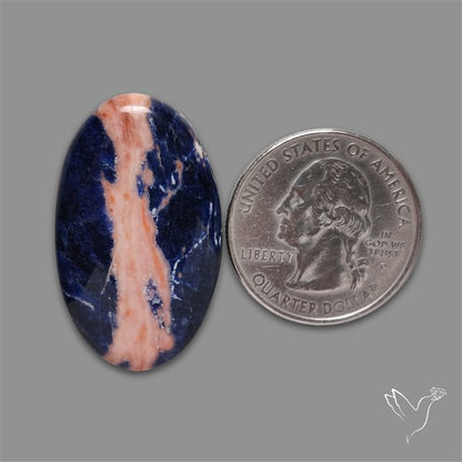 Sunset Sodalite Cabochon