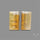 Yellow Clacite Pair