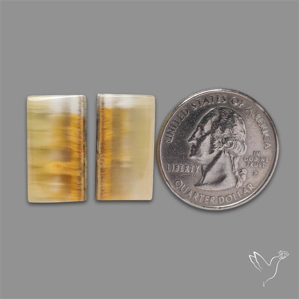 Yellow Clacite Pair