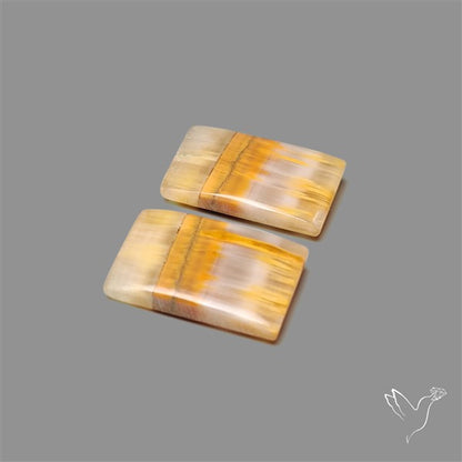 Yellow Clacite Pair