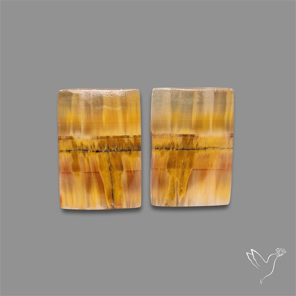 Yellow Clacite Pair
