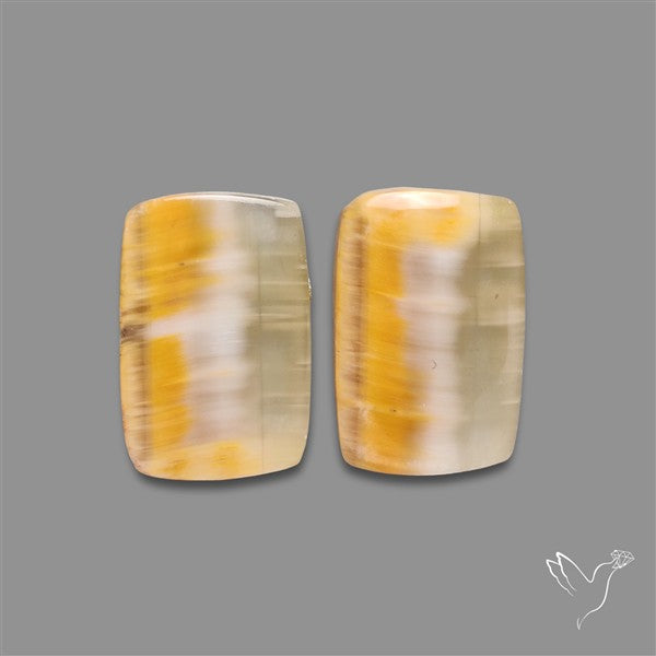 Yellow Clacite Pair