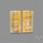 Yellow Clacite Pair