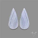 Blue Lace Agate Pair