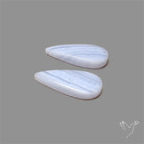 Blue Lace Agate Pair