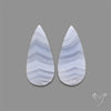Blue Lace Agate Pair