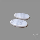 Blue Lace Agate Pair